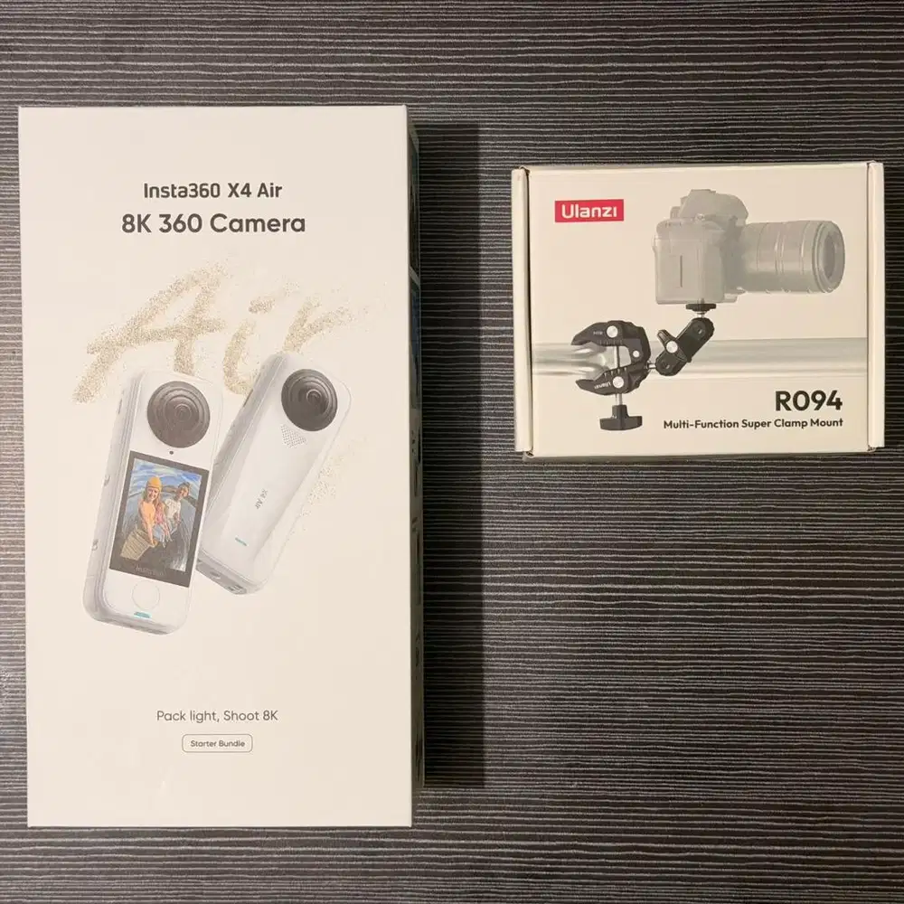 Insta360 X4 Air Action Camera 360° 8K UltraHD - WHITE Starter Bundle