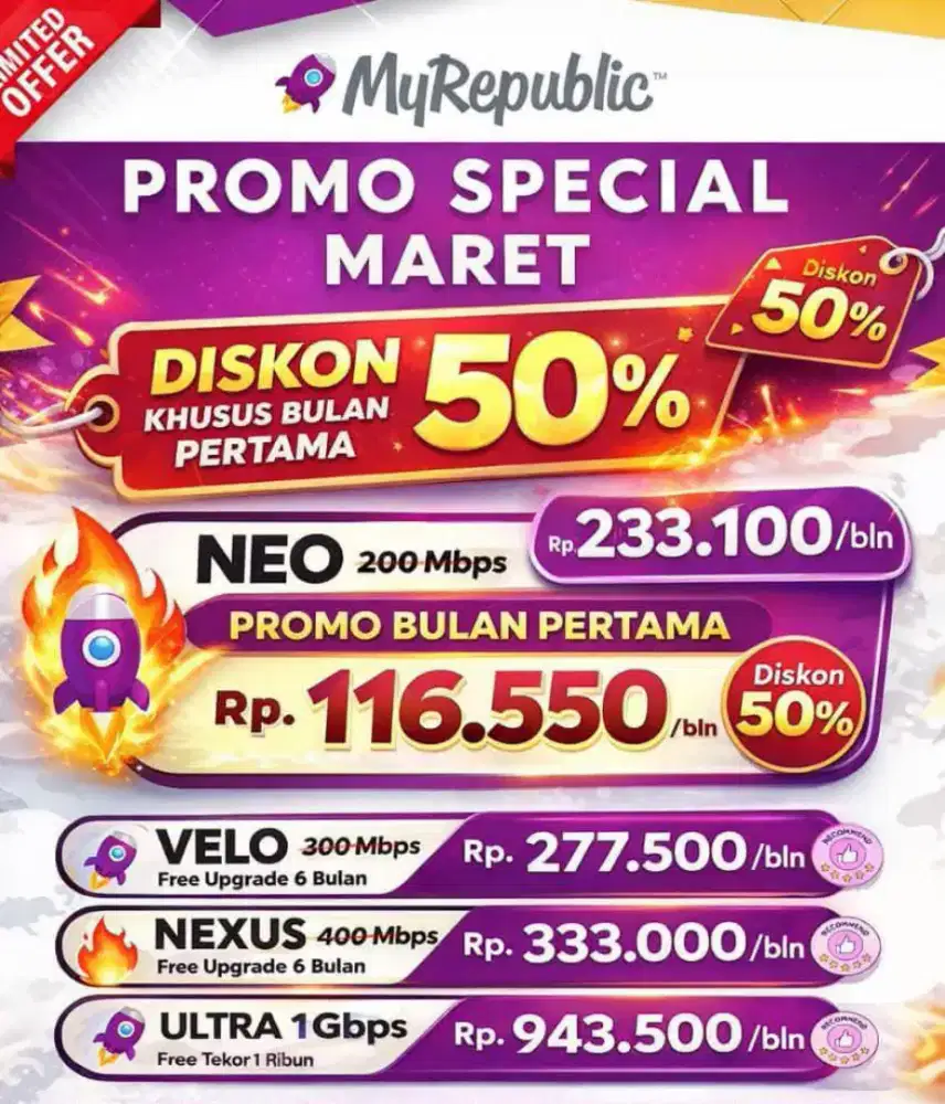 Cipayung Depok promo Internet Myrepublic wifi myrepublic