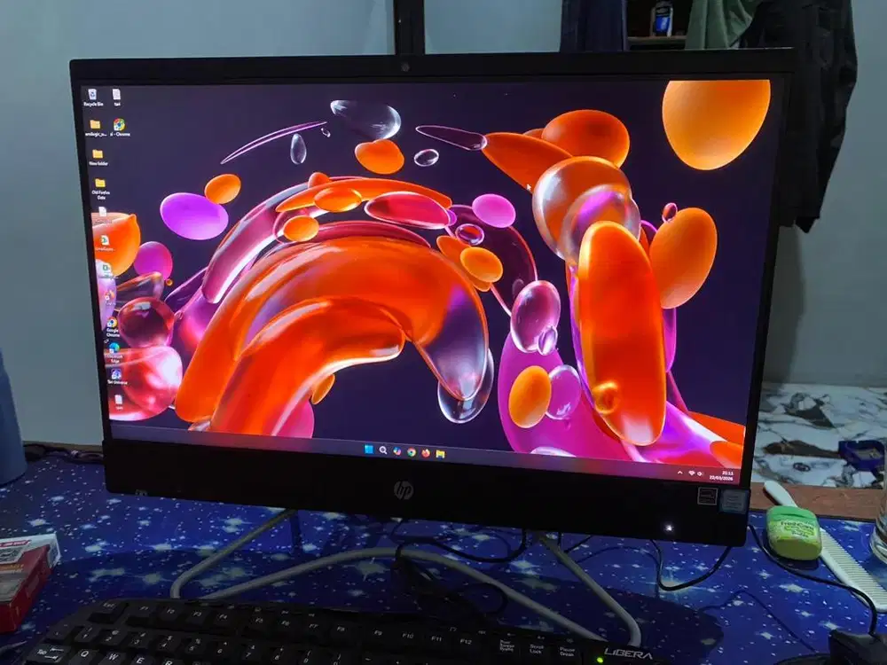 komputer Pc all in one hp core i3 gen 8 ram DDR4 20GB hdd 500GB