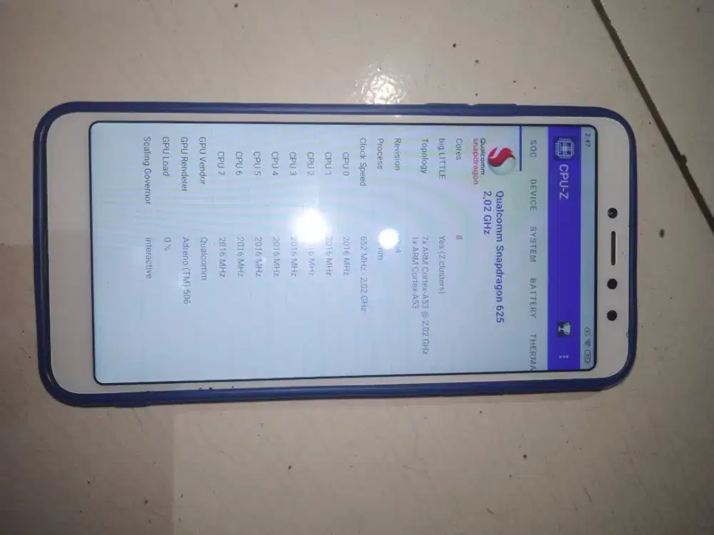 Redmi s2 atau y2 3/32 Snapdragon minus
