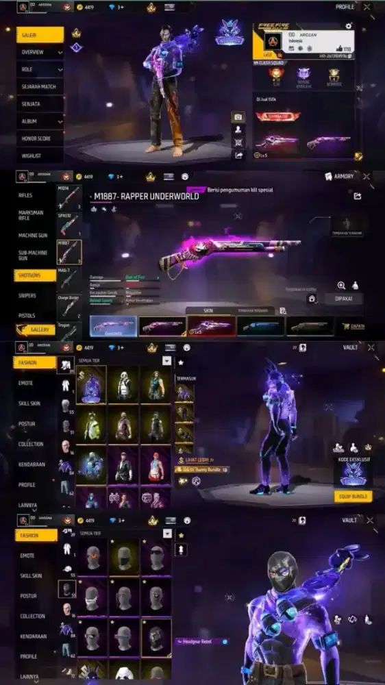 JB RANZZ JUAL BELI AKUN FF AMAN DAN