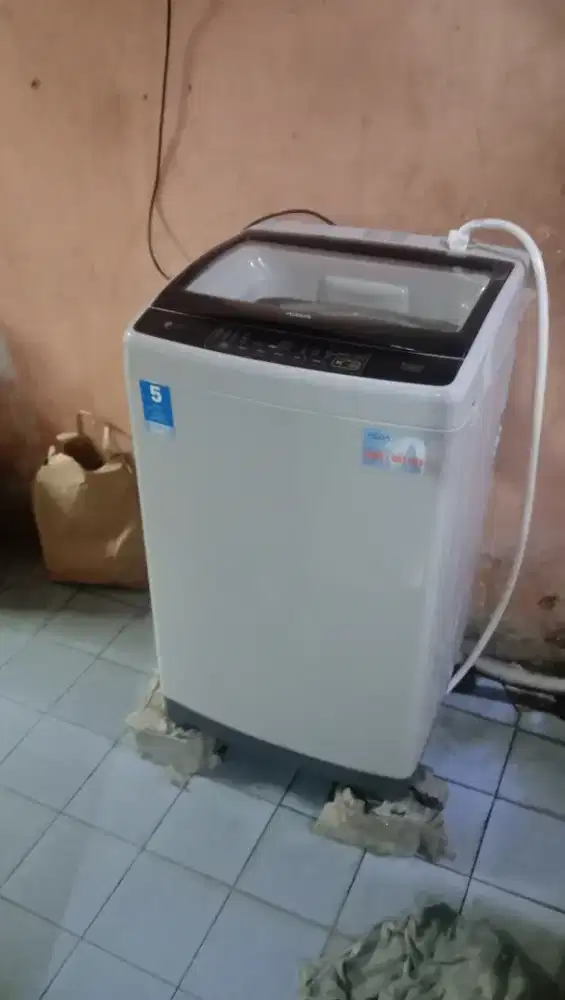 Mesin cuci Aqua hijab series digital 8kg