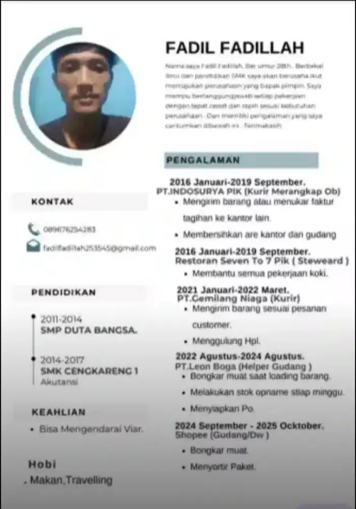 mencari pekerjaan