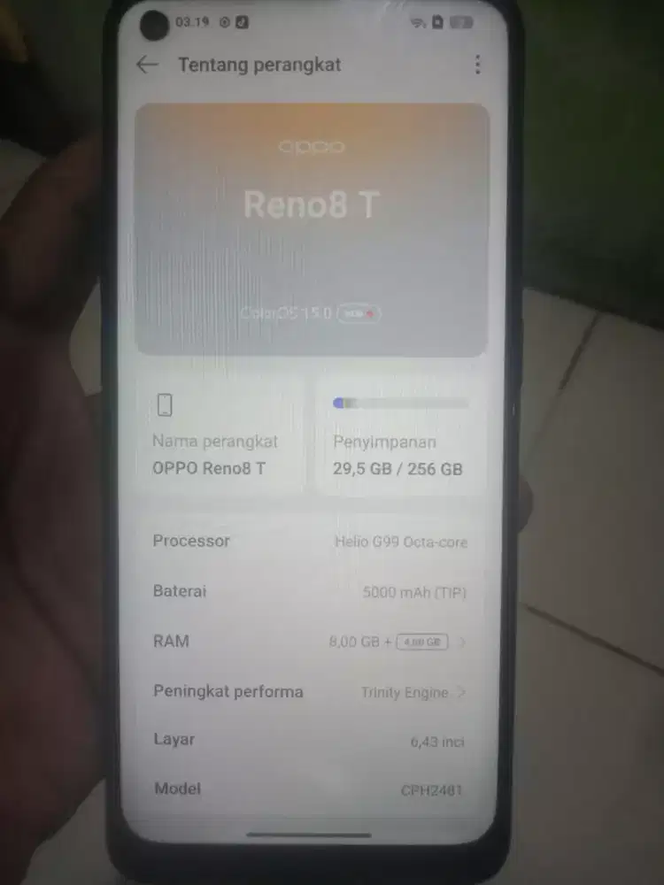 OPPO RENO 8T Ram 8+8/256