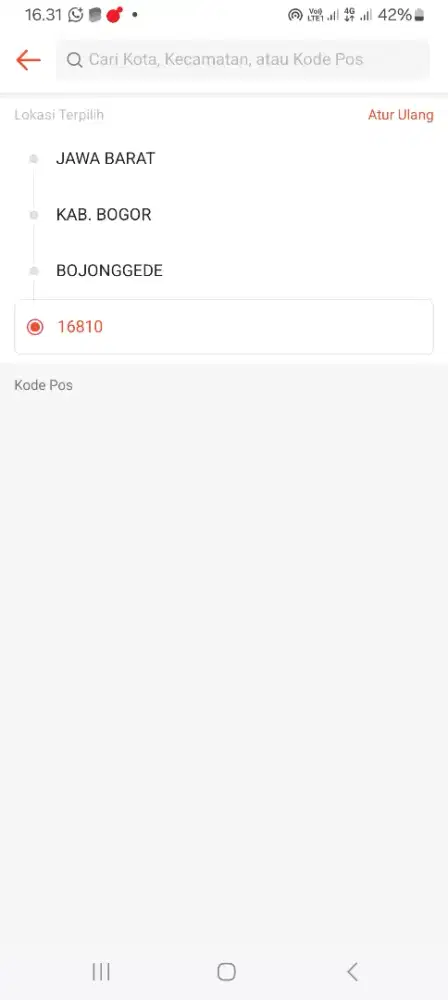 Air coller midea new tersegel 650 K