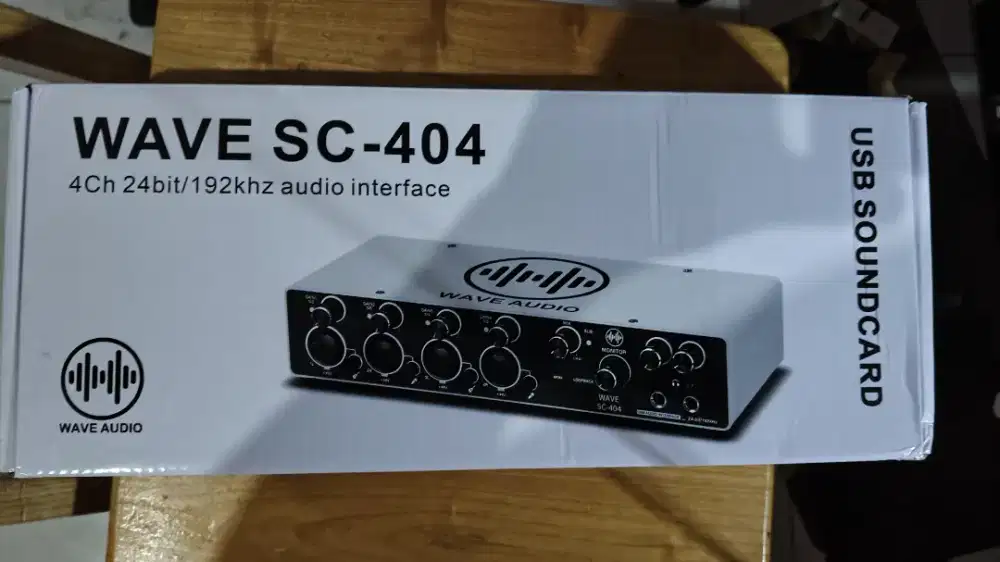 Soundcard Wave Audio SC - 404 bekas mulus