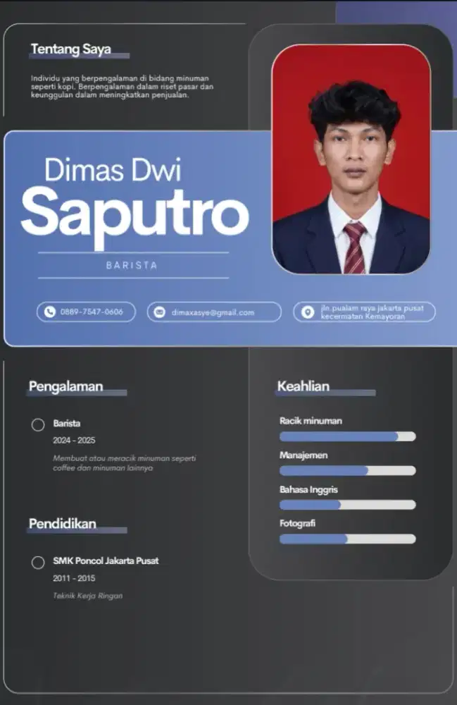 mencari pekerjaan barista