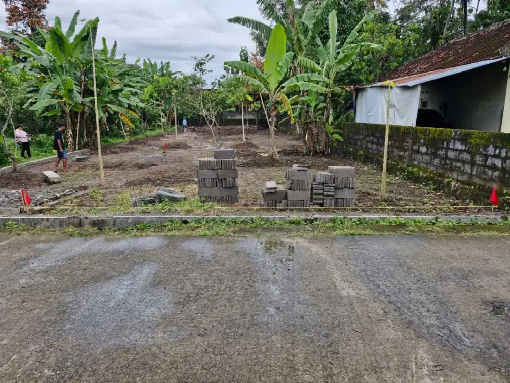 Dijual tanah kavling real dekat pasar Godean