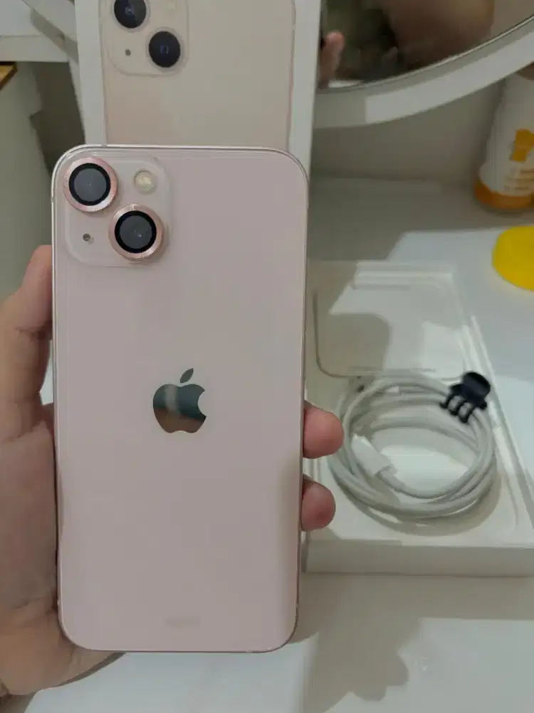 Iphone 13 128 pink iBox fullset ori like New