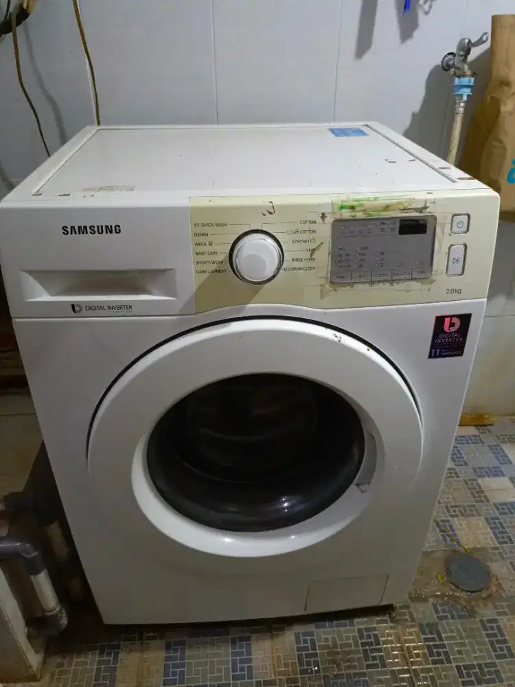 Mesin cuci samsung front loading rusak