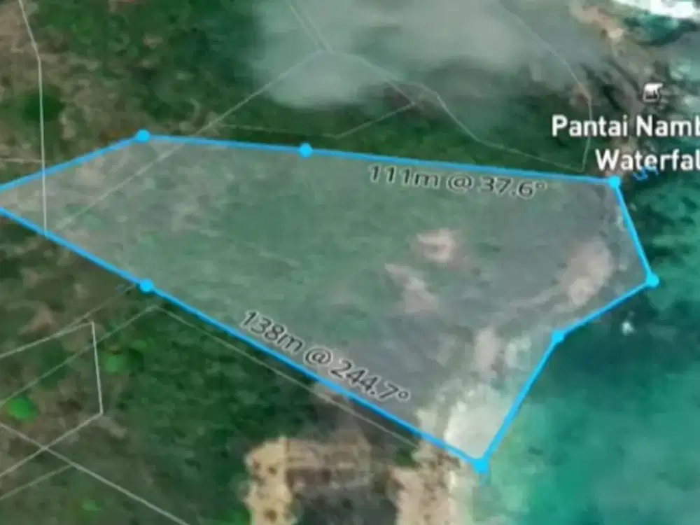 TANAH PINGGIR PANTAI DI CENTRAL LOMBOK REGENCY, NTB