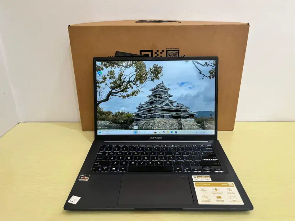 ASUS VIVOBOOK M1404Q SIAP PAKAI
RYZEN 5 5600H RAM 8GB SSD 512GB
