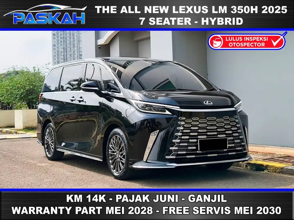 Bunga 4% KM=14k Ganjil Lexus LM350H Hybrid 2025 LM 350 H 2025 7 seater