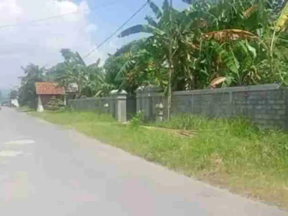 Tanah strategis buat gudang dekat pasar Banyumas,alun alun