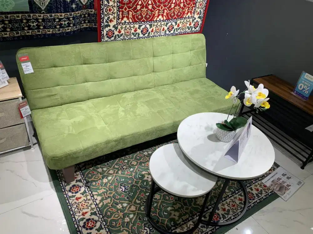 PROMO SET SOFABED DAN MEJA TAMU