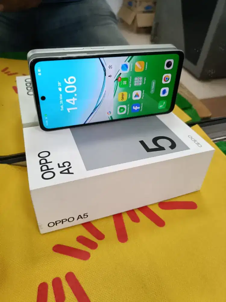 Oppo A5 2025 Ram 8/128 Gb mulus sperti Baru lengkap