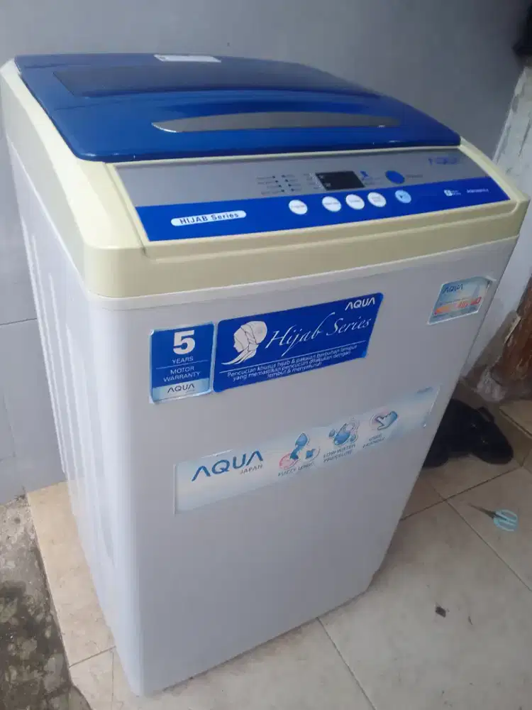 Mesin cuci Aqua 1 tabung AQW-89XTP-H