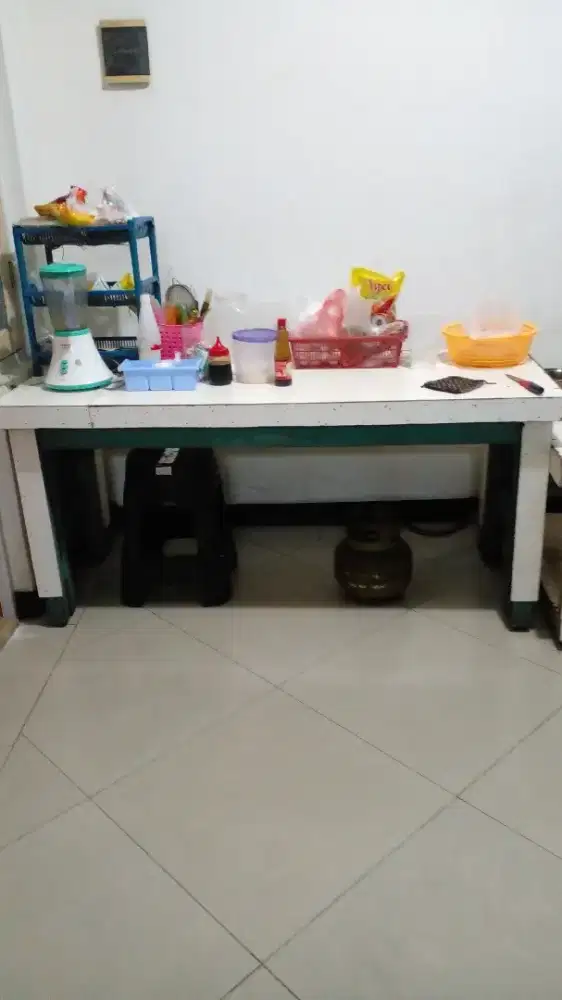 Meja kayu multi fungsi