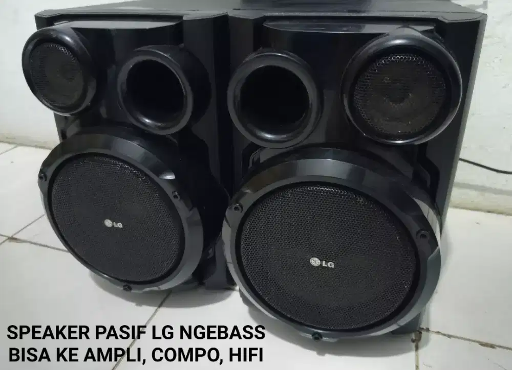 Speaker pasif LG 6 inch suara bass mantap colok ke ampli cod kranji