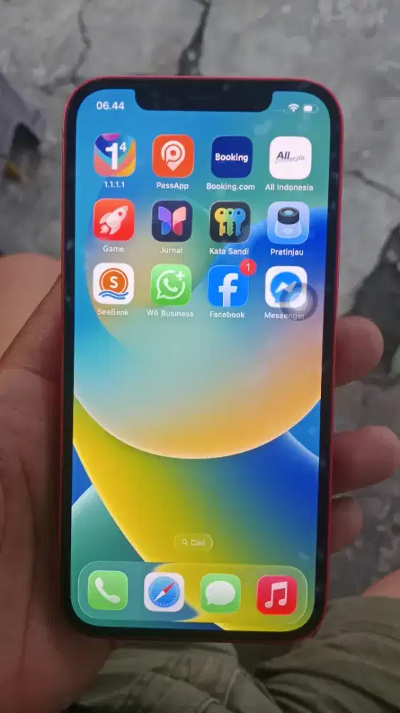 Iphone 12 64 gb inter minus simlock karena belum daftar IMEI