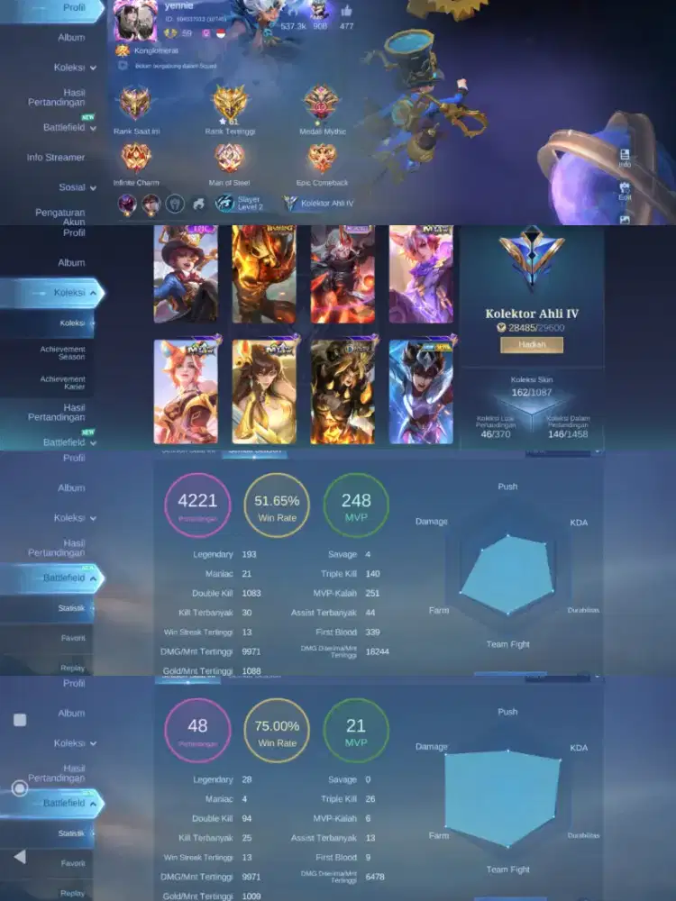 Akun mobile legends murah