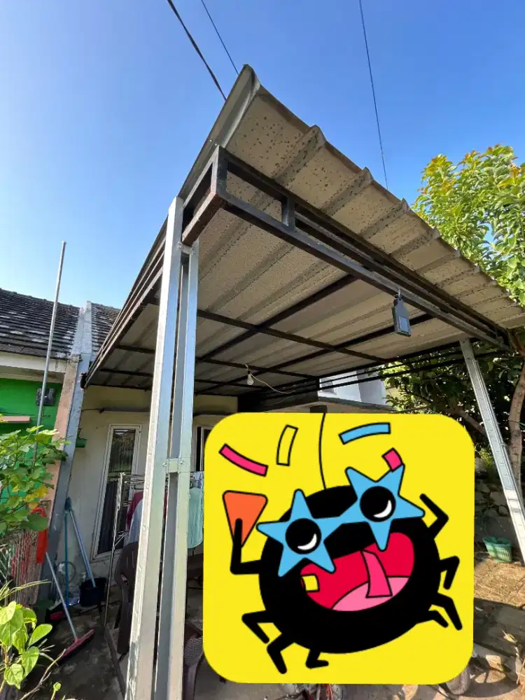 Di jual kanopi bekas 3x4 meter