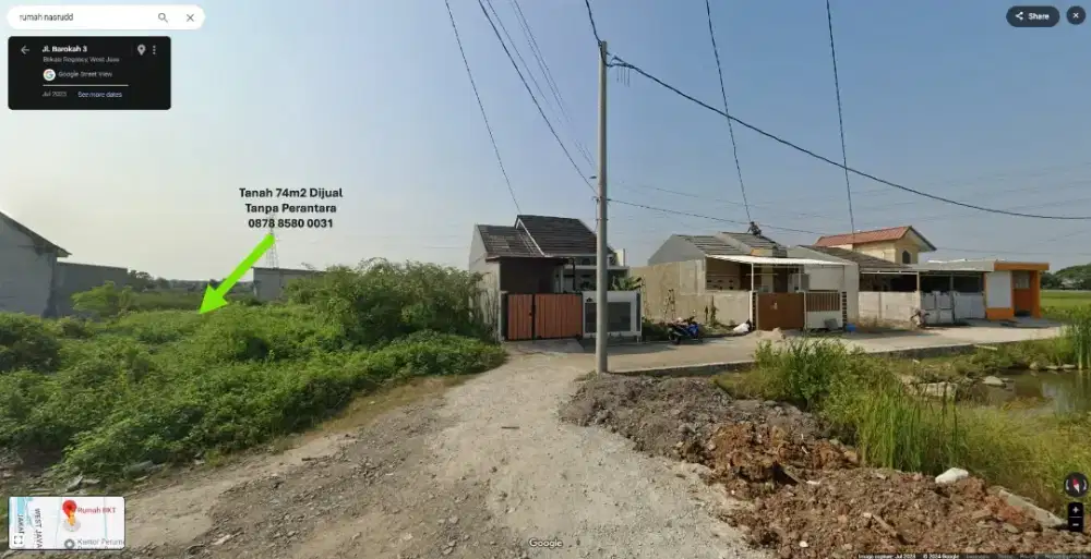 Dijual Cepat Tanah di Perumahan Islami Pesona Barokah BKT Tahap 1 (BU)