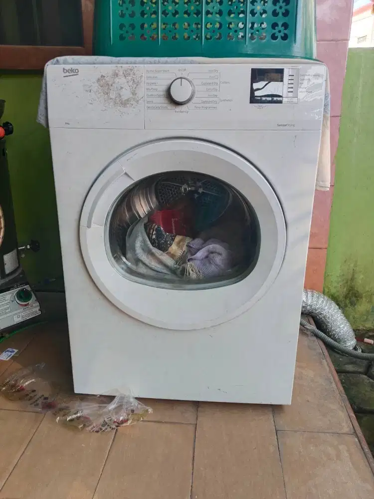 mesin pengering merk beko + boiler laundry merk Nagamoto