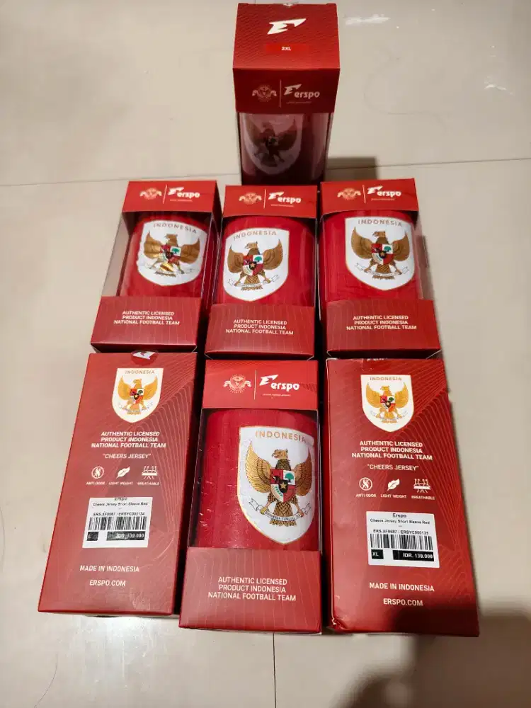 Kaos Jersey erspo asli timnas Indonesia