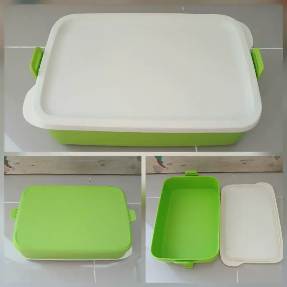 Kotak makan rantang 900ml Tupperware 7916A, preloved