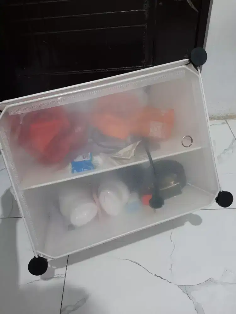 Rak sepatu 1 baris 2 susun plastik