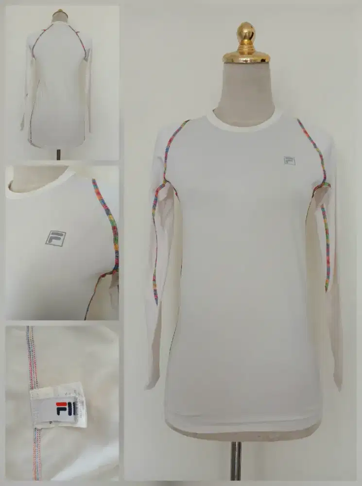 Baju atasan FILA size L, preloved