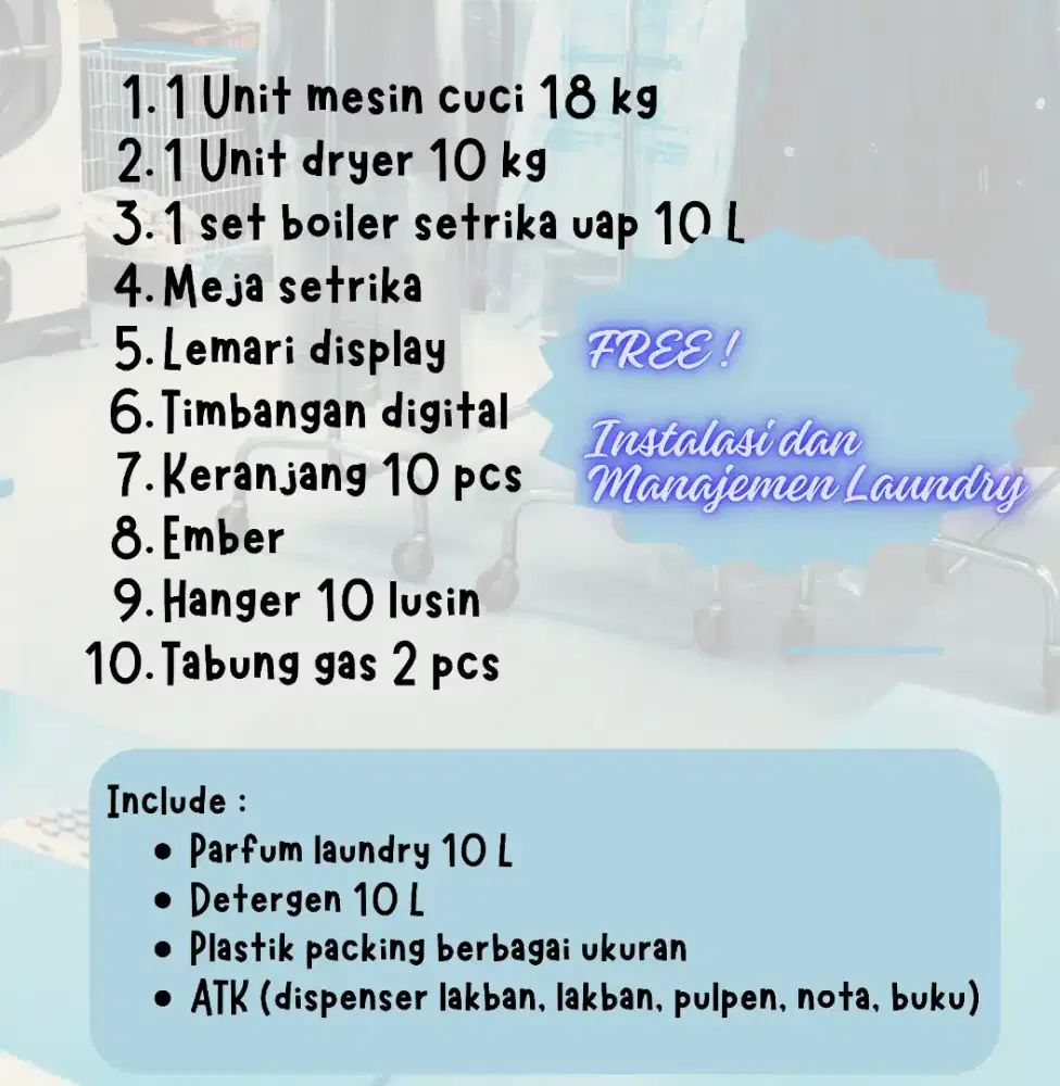 MEMBANGUN BISNIS LAUNDRY MUDAH