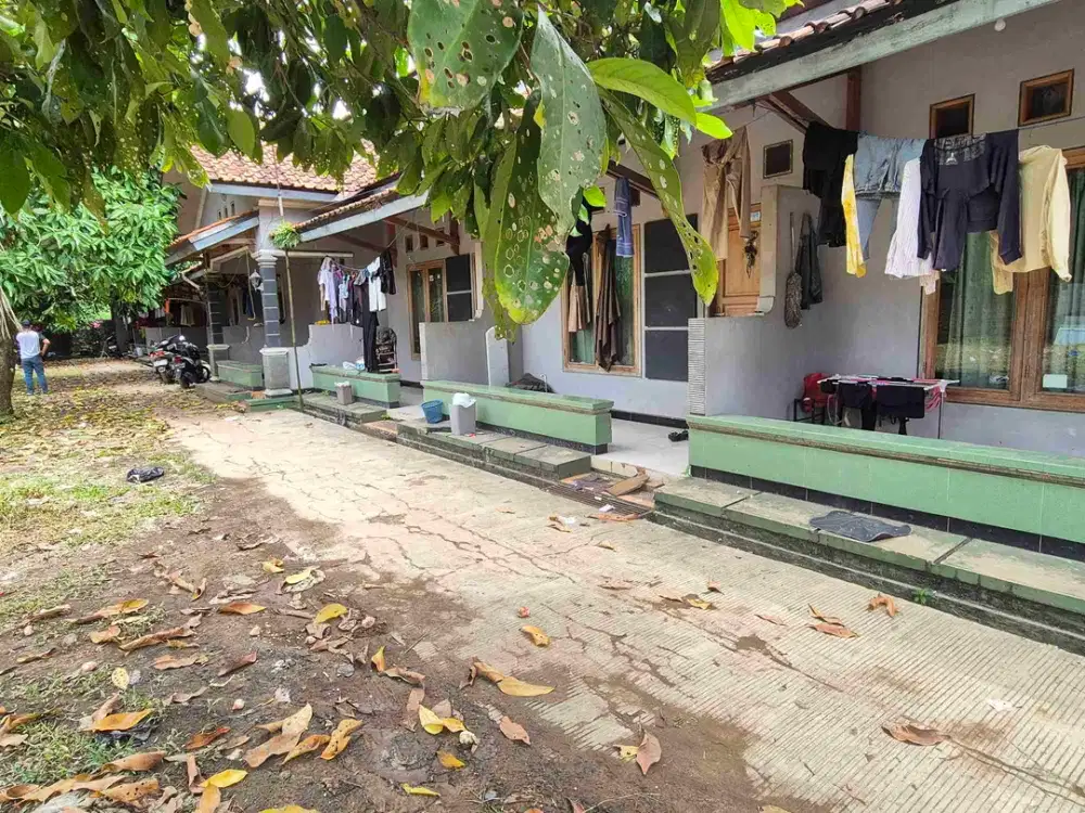 jual kontrakan 12 pintu luas tanah 1000 m2 surat SHM akses mobil