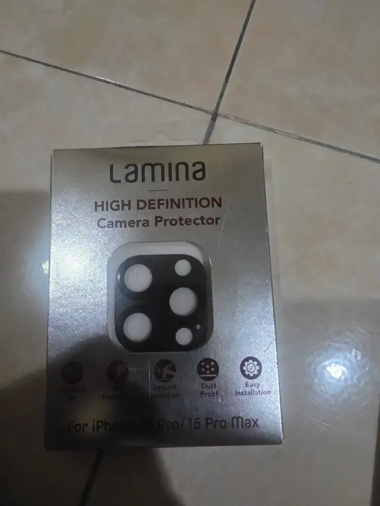 Casing Iphone 15 pro Lamina premium case dan camera protectr bundling