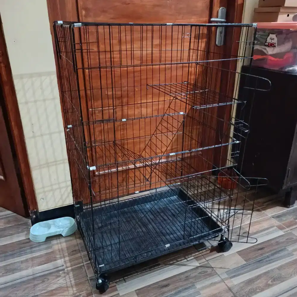 Kandang kucing tingkat
