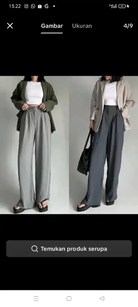 celana crinkle pants