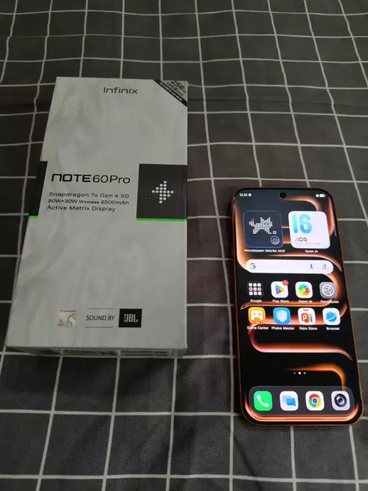 Infinix note 60 pro ram8 /256 GB fullset