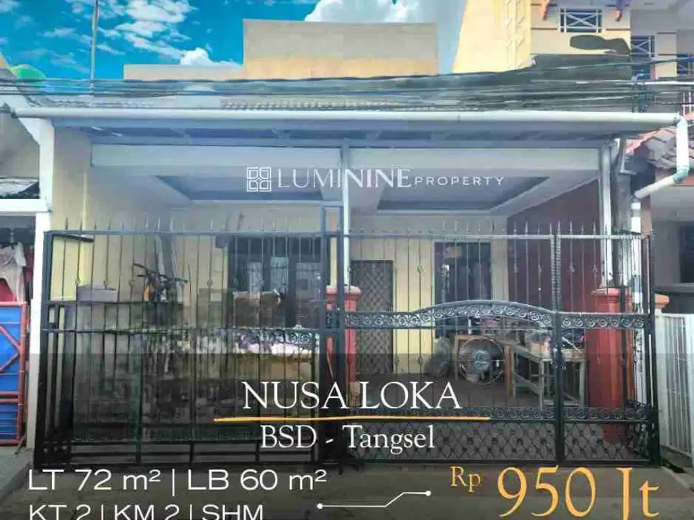 RUMAH DIJUAL DI NUSALOKA, BSD CITY