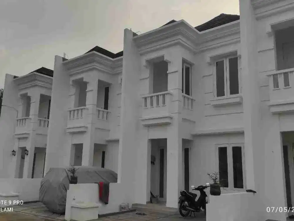Rumah Cluster desain American Ready Stok di Pondok Kopi Jakarta Timur