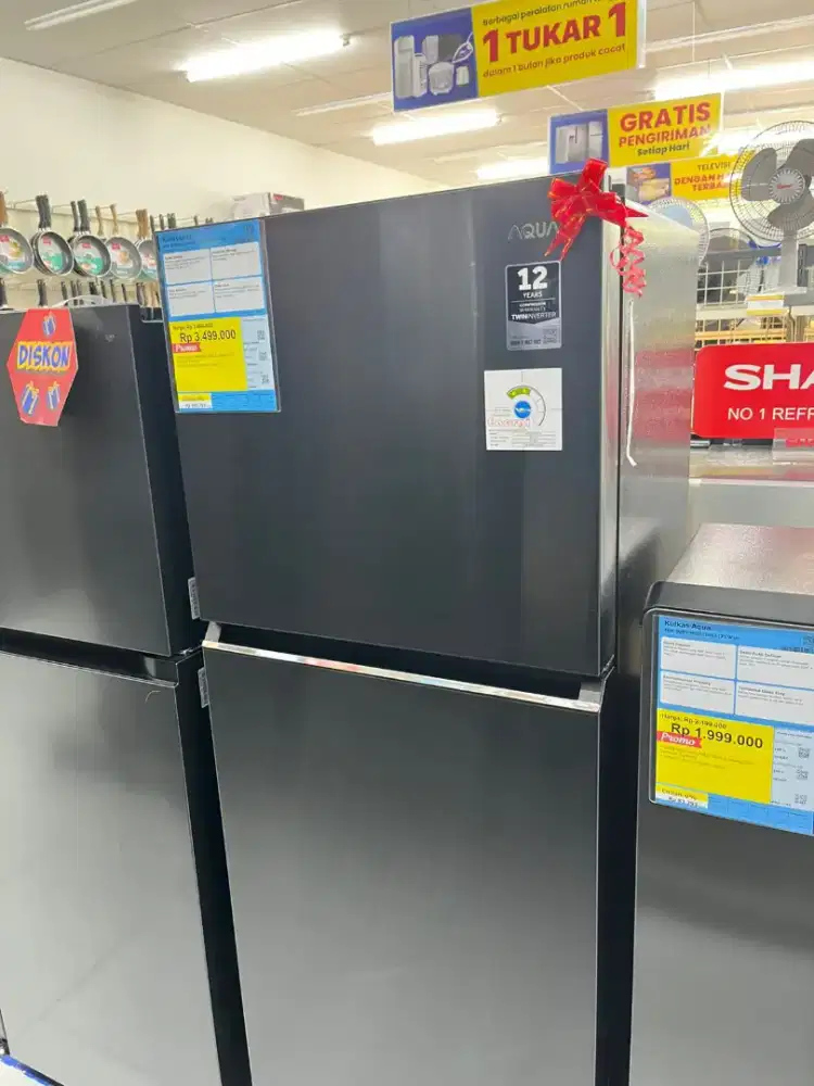 KULKAS AQUA 2 PINTU