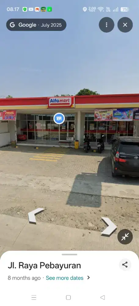 Dijual Lahan prospek pinggir jalan plus bangunan.