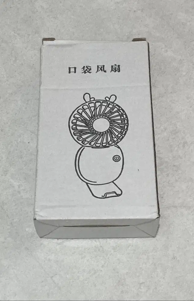 Kipas Mini Portable USB – Lucu & Praktis (Rechargeable)