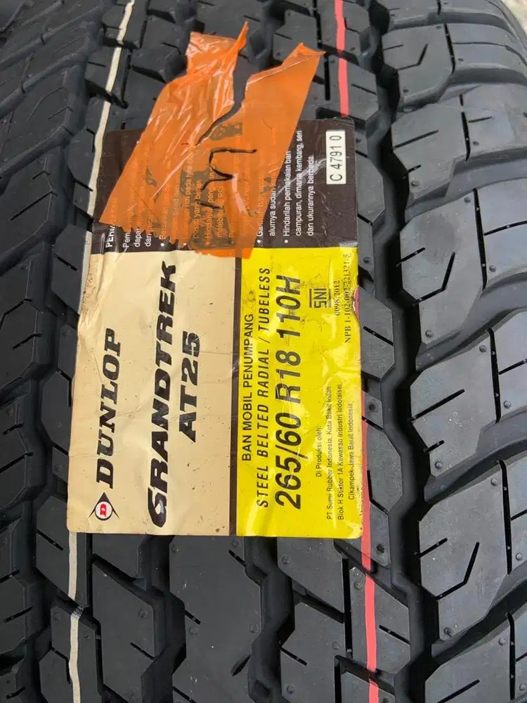 Dunlop grandtrex r18 265/60 baru 2026