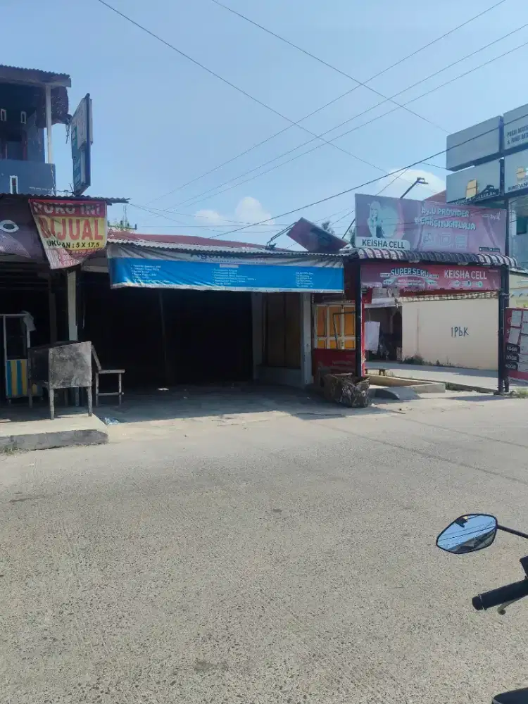 Dijual ruko pas di simpang  jalan andansari