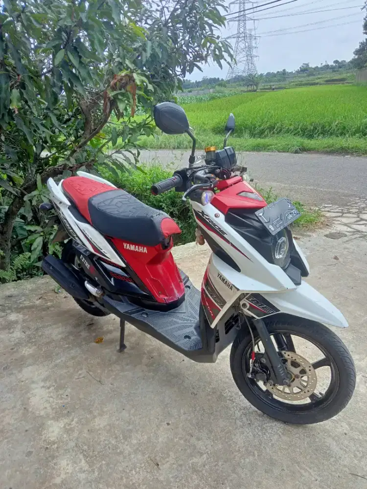Yamaha Xride thn 2017 ss lengkap pajak isi motor Rwatan pakean pribadi