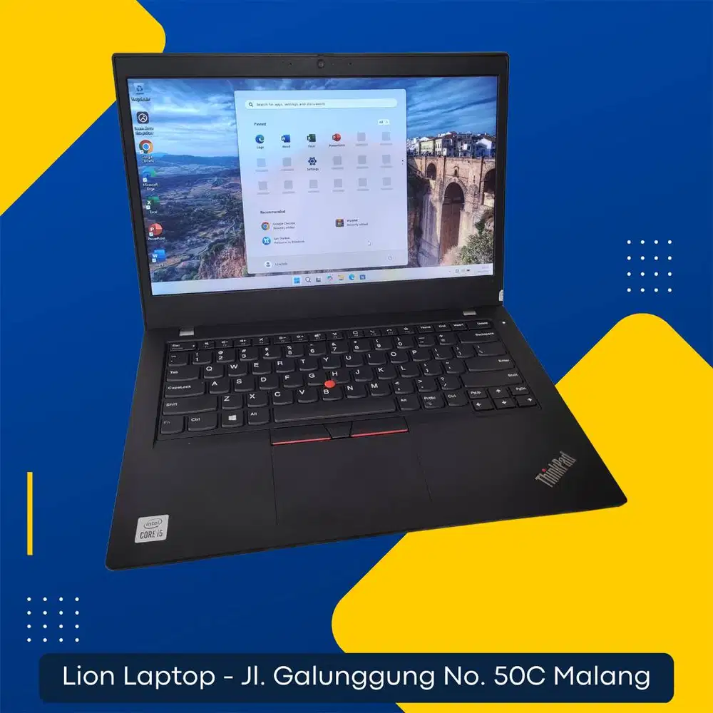 i5 Gen 10 Murah RAM 8GB SSD 256GB Lenovo Thinkpad L14 [29|03]