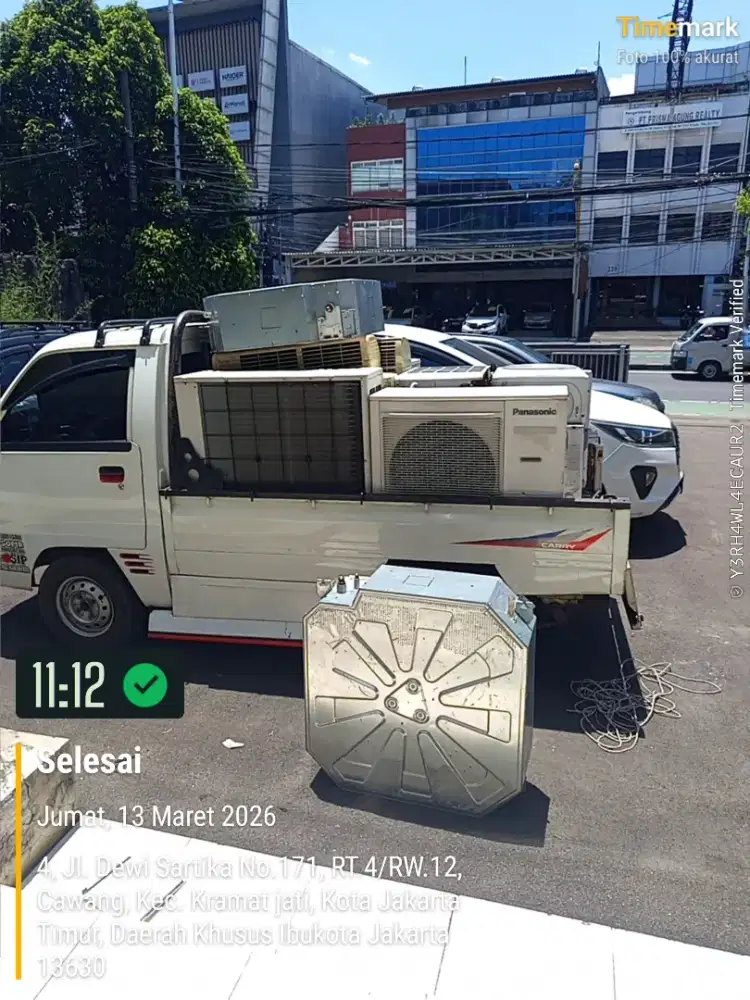 Tampung AC bekas AC rongsok