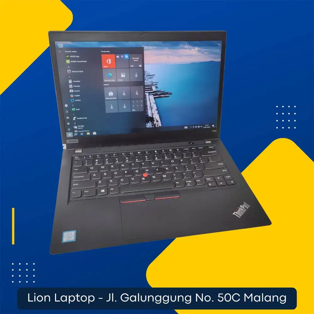 Double VGA NVIDIA Core i5 8/256 Slim Lenovo Thinkpad T490 [29|03]