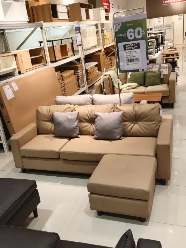 Sofa L 3 Seater Angkat Display